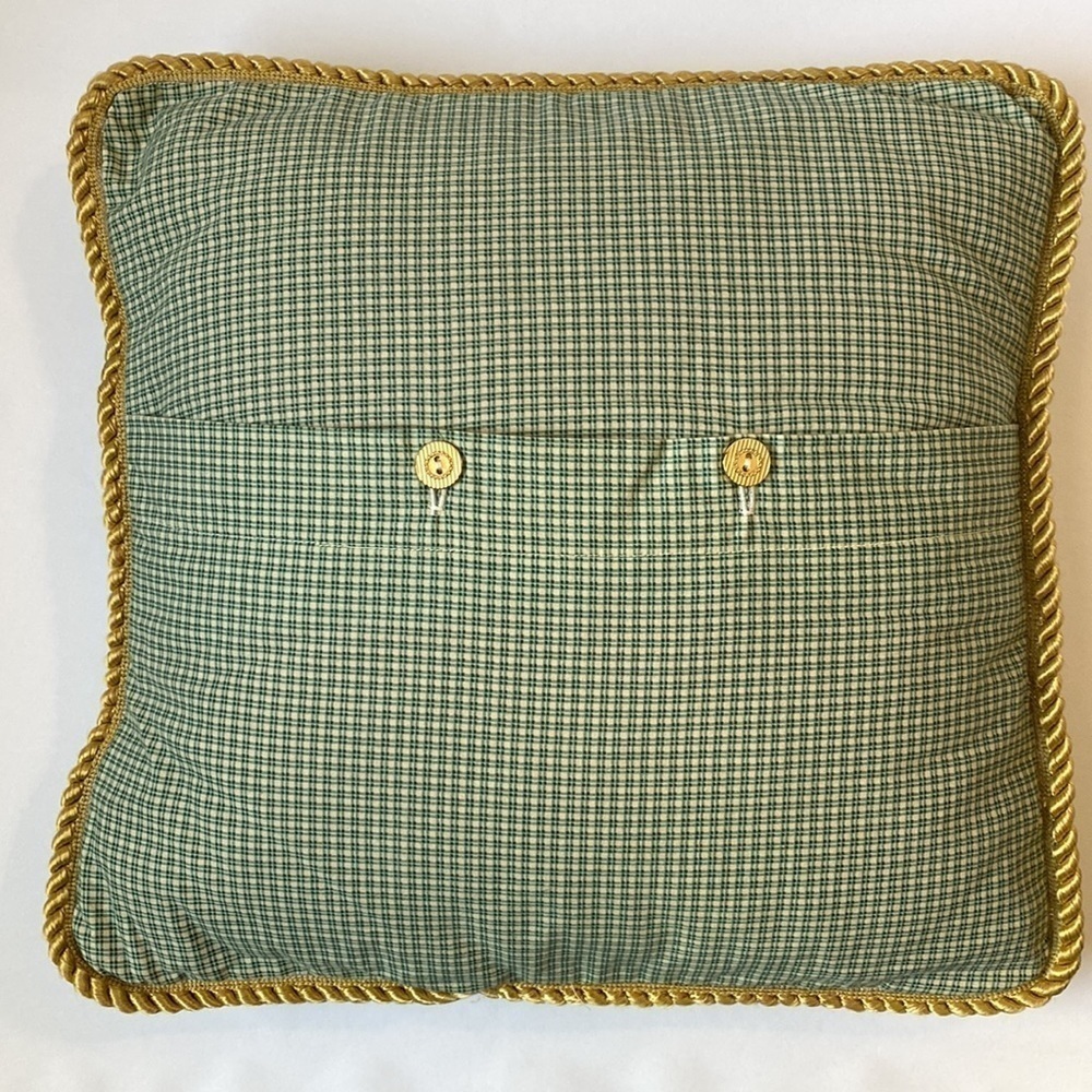 Vintage Handmade Pillow with Changing Felt Quilt Blocks Cottagcore Grannycore - Picture 6 of 9